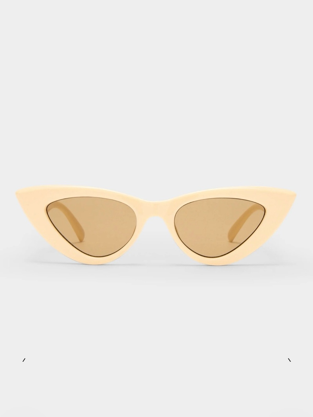 Le Specs Hypnosis Cat-Eye Ivory Sunglasses